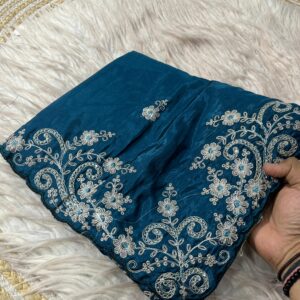 soft shine HO silk Saree