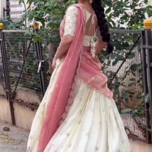 Lehenga Choli/ White Lehenga Choli